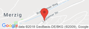 Position der Autogas-Tankstelle: ED-Tankstelle in 66663, Merzig