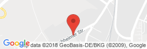 Position der Autogas-Tankstelle: Freie Tankstelle in 67547, Worms