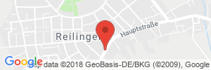 Position der Autogas-Tankstelle: ESSO Station in 68799, Reilingen