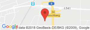 Position der Autogas-Tankstelle: Total Tankstelle in 69493, Hirschberg