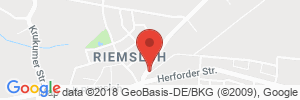 Position der Autogas-Tankstelle: HR Automobile Reinders in 49328, Melle OT Riemsloh