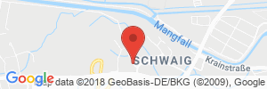 Position der Autogas-Tankstelle: OMV Tankstelle in 83022, Rosenheim