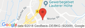 Position der Autogas-Tankstelle: OMV Tankstelle in 96450, Coburg