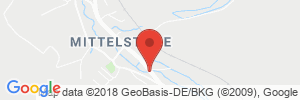 Position der Autogas-Tankstelle: bft Tankstelle in 98574, Mittelstille