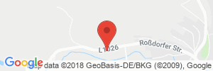 Position der Autogas-Tankstelle: DP Tankstelle in 98590, Rosa