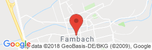 Position der Autogas-Tankstelle: AVIA Tankstelle Auto-Center - Engelhaupt in 98597, Fambach