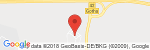 Position der Autogas-Tankstelle: Shell Autohof in 99869, Schwabhausen