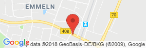 Position der Autogas-Tankstelle: Raiffeisen Tankstelle in 49733, Haren