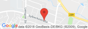 Position der Autogas-Tankstelle: Handelshof Kanne Tankstelle in 32756, Detmold