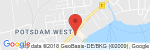Position der Autogas-Tankstelle: JET Tankstelle in 14471, Potsdam