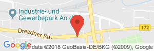 Position der Autogas-Tankstelle: HEM Tankstelle Pirna in 01796, Pirna