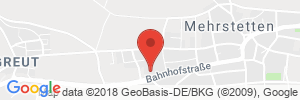 Position der Autogas-Tankstelle: Subaru Händler H.-C. Eberhardt in 72537, Mehrstetten