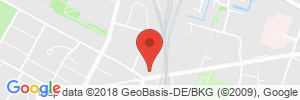 Position der Autogas-Tankstelle: Esso Tankstelle in 25899, Niebüll