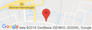 Position der Autogas-Tankstelle: ARAL Tankstelle in 28309, Bremen