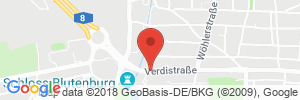 Position der Autogas-Tankstelle: JET Tankstelle in 81247, München