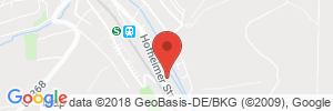 Position der Autogas-Tankstelle: Agip Station in 65719, Hofheim-Lorsbach