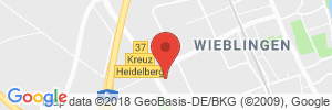 Position der Autogas-Tankstelle: Total Tankstelle in 69123, Heidelberg