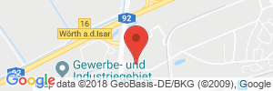 Position der Autogas-Tankstelle: TOP-TANK Tankhof Wörth a. d. Isar in 84109, Wörth a. d. Isar