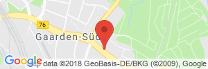 Position der Autogas-Tankstelle: Shell Station in 24143, Kiel-Gaarden