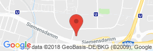 Position der Autogas-Tankstelle: Shell Station in 13627, Berlin-Jungfernheide