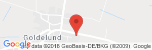 Position der Autogas-Tankstelle: Opel Service Martensen in 25862, Goldelund