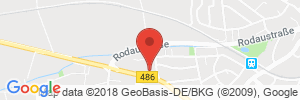 Position der Autogas-Tankstelle: Agip Station in 63322, Rödermark-Urberach