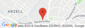 Position der Autogas-Tankstelle: Esso Station Hartmann in 36132, Eiterfeld