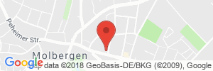 Position der Autogas-Tankstelle: AVIA Tankstelle in 49696, Molbergen