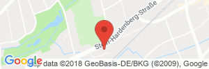 Position der Autogas-Tankstelle: Esso-Tankstelle in 22045, Hamburg-Wandsbek