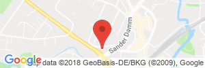 Position der Autogas-Tankstelle: Esso-Tankstelle in 21033, Hamburg-Bergedorf