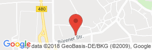 Position der Autogas-Tankstelle: Freie Tankstelle in 33181, Bad Wünnenberg-Haaren