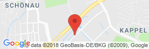 Position der Autogas-Tankstelle: Chemnitzer Autosalon in 09116, Chemnitz