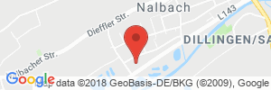 Position der Autogas-Tankstelle: AVIA Station Surkus in 66809, Nalbach