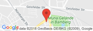 Position der Autogas-Tankstelle: Bavaria- Petrol [LPG+CNG] in 96050, Bamberg