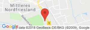 Position der Autogas-Tankstelle: Classic Tankstelle in 25821, Bredstedt