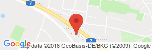 Position der Autogas-Tankstelle: BAB-Tankstelle Harburger Berge West (SHELL) in 21077, Hamburg
