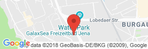 Position der Autogas-Tankstelle: Shell Station in 07745, Jena