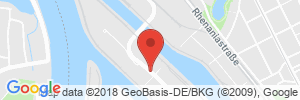 Position der Autogas-Tankstelle: Gase-Center-Reuling in 68219, Mannheim