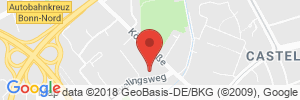 Position der Autogas-Tankstelle: ED - Tankstelle Bonn - Auerberg in 53119, Bonn