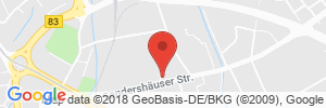 Position der Autogas-Tankstelle: Agip Tankstelle in 34123, Kassel