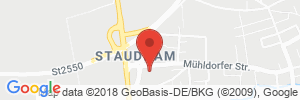 Position der Autogas-Tankstelle: Agip Service-Station in 84503, Altötting