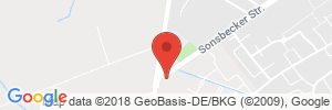 Position der Autogas-Tankstelle: HEM Tankstelle in 46509, Xanten