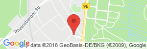 Position der Autogas-Tankstelle: TOTAL Tankstelle in 16798, Fürstenberg