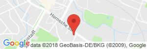 Position der Autogas-Tankstelle: Star Tankstelle in 32756, Detmold