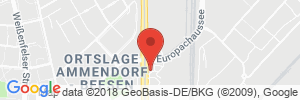 Position der Autogas-Tankstelle: TOTAL Tankstelle in 06132, Halle/Saale
