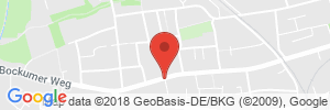 Position der Autogas-Tankstelle: Star Tankstelle in 59065, Hamm