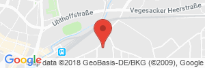 Position der Autogas-Tankstelle: Star Tankstelle Inh. Michael Plock in 28759, Bremen