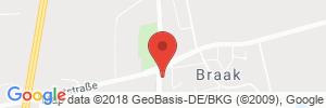 Position der Autogas-Tankstelle: Star Tankstelle in 22145, Braak