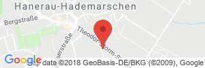 Position der Autogas-Tankstelle: Star Tankstelle in 25557, Hanerau-Hademarschen