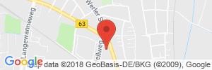 Position der Autogas-Tankstelle: Star Tankstelle in 59063, Hamm